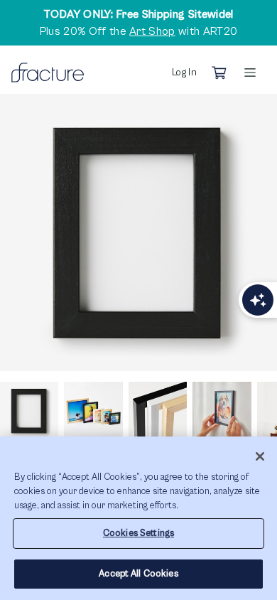 Fracture Me product page on mobile